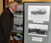 Duncan Smyth enjoying the exhibition.